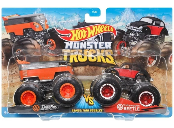 Monster Trucks Dragbus Vs Volkswagen Beetle Original
