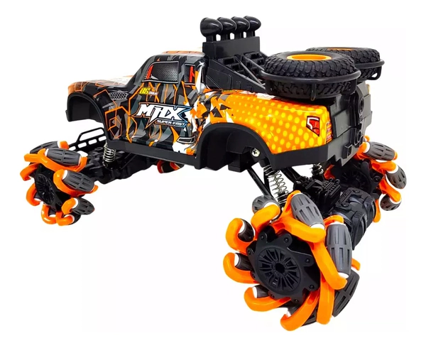 Smart Car Explore Camioneta R/c 4x4 Todo Terreno Lanza Humo