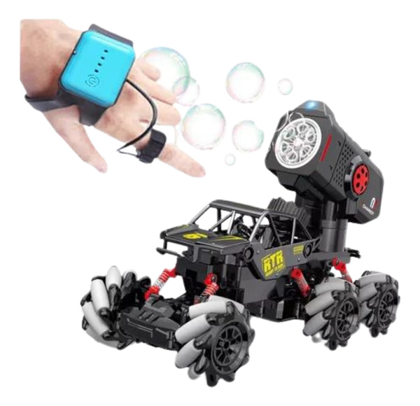 Dual Smart Car Lanza Agua Y Burbujas Doble Control Nextpoint