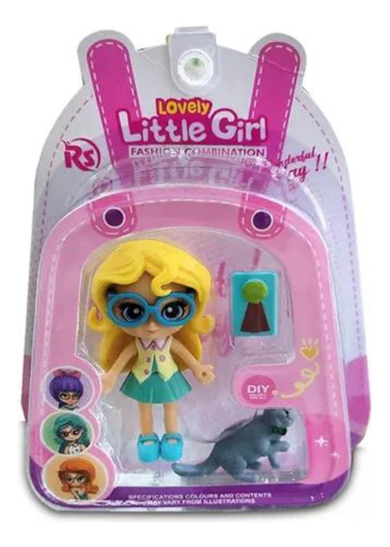 Muñecas Little Girl Con Mascotas Y Accesorios Coleccionables