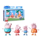Muñecos Figuras Articuladas Peppa Pig Y Su Familia 7cm