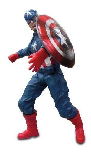 Muñeco Capitan America Gigante 50 Cm Articulado Original