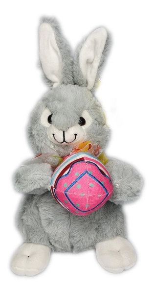 Conejo De Peluche Con Huevo De Pascua 22cm