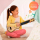Ukelele Guitarra Con Cuerdas Reales Infantil Niños Juguete Beige