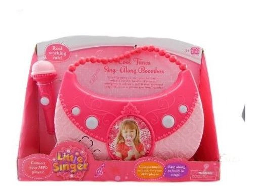Microfono Con Cartera Princesa 2 En 1 Karaoke Mp3 Y Sonidos