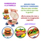 Set Masas Moldeables Hamburguesa Parrilla Magic Dough C/ Acc