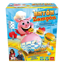 Juego De Mesa Chanchito Glotón Come Hamburguesas Tapimovil