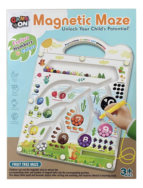 Juego Magnético Para Contar Y Clasificar Colores Y Números