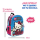 Mochila Escolar Hello Kitty Planeta De Espalda 12' Wabro