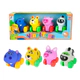 Set De Mini Autitos Con Forma De Animalitos Para Bebés