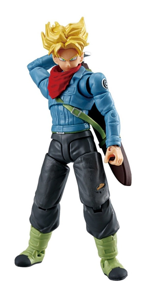 Figura Dragon Ball Super Saiyan Trunks Articulados12cm Wabro
