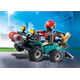 Playmobil City Action Ladron Con Quad Y Botin Original