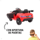 Auto A Batería De Carrera 6v Control Padres Luces Sonido ROJO
