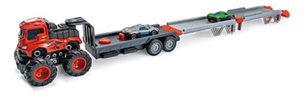 Camion Transportador Con Acoplado Incluye Autitos