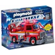 Camión De Bomberos Con Escalera, Luz Y Sonido Playmobil City