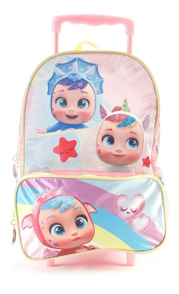 Mochila Cry Babies Magic Tears Con Carro 15 Original Wabro