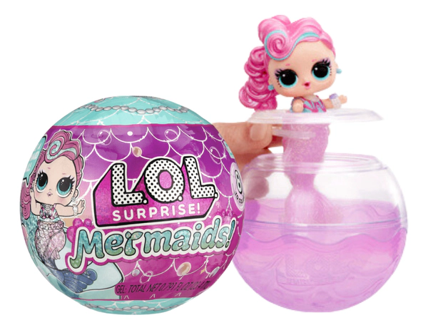 Muñeca Lol Surprise Sirenas 9cm Coleccionables C/ Accesorios