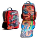 Mochila Espalda Grande 16 PuLG Hot Wheels Con Pista Y Sonido