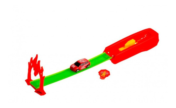 Pista High Speed Con Auto De Carrera Y Lanzador Envio Gratis