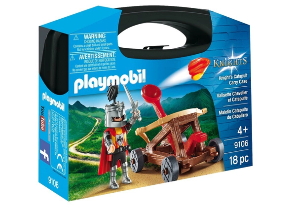 Playmobil Maletín Valija Catapulta De Caballero 9106