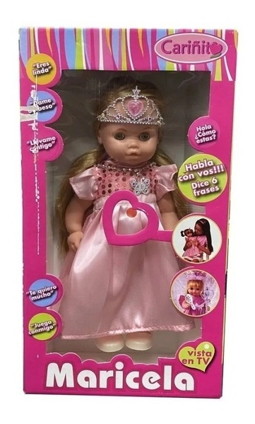Muñeca Maricela Princesa 6 Frases Original Cariñito
