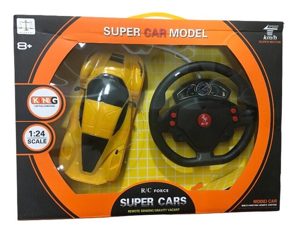Auto A Radio Control Super Car 4 Canales Bateria Carga Usb