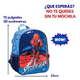 Mochila Escolar Spiderman Espalda 12 Pulgadas Surtido Wabro