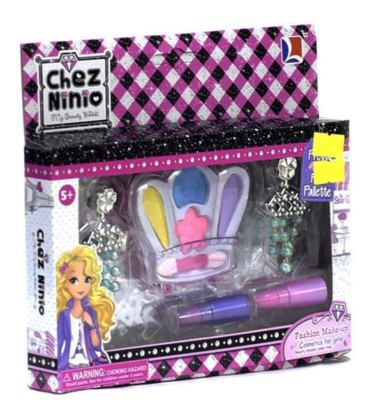 Kit De Maquillaje Infantil C/ Aretes Y Labiales Envío Gratis