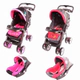 Cochecito Bebes Disney C/huevito Travel System Minnie/mickey