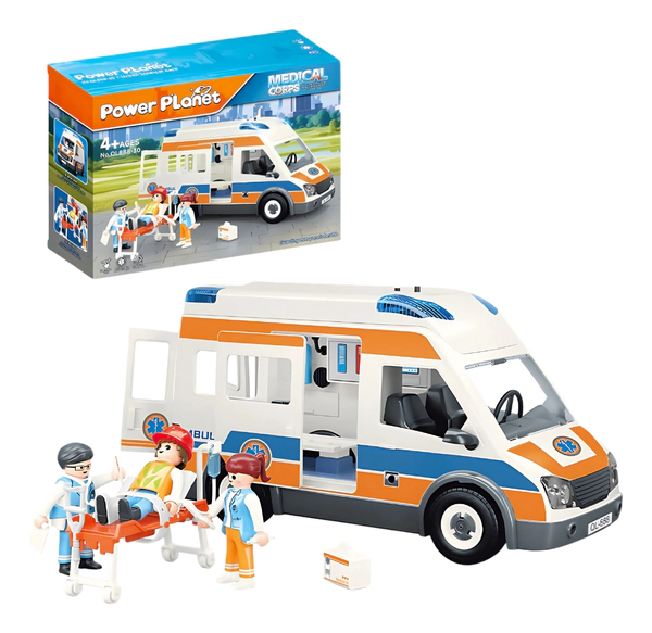 Playset Doctores Medicos C/ambulancia Luz Y Sonido