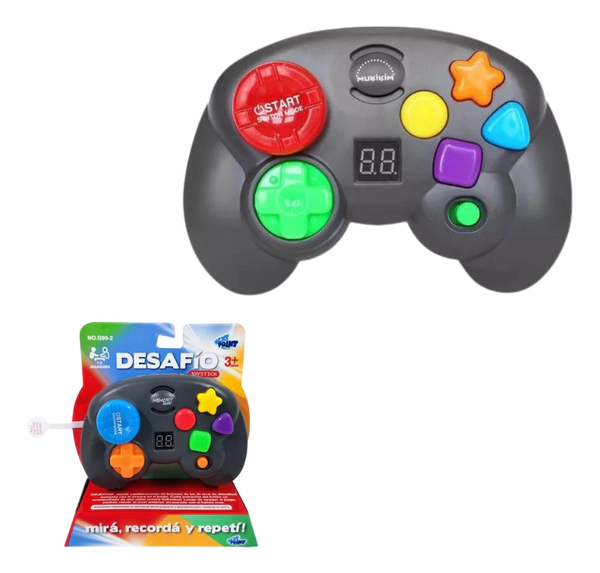 Juego De Memoria Desafio Joystick Con Luz Y Sonidos