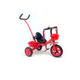 Triciclo Con Timbre Y Manija Direccional Doble Canasto ROJO