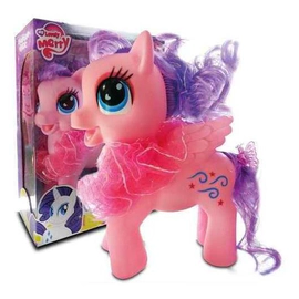 Muñeca Little Pony Rosa C/ Melodias Magicas Luces Sonido
