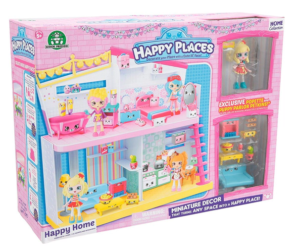 Shopkins Happy Places La Casa De Popette Muñeca/acc