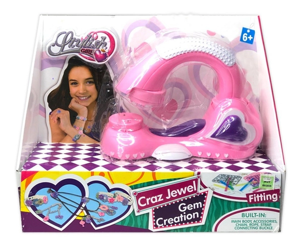 Set Maquina Con Strass Para Decorar Bijou Stylish