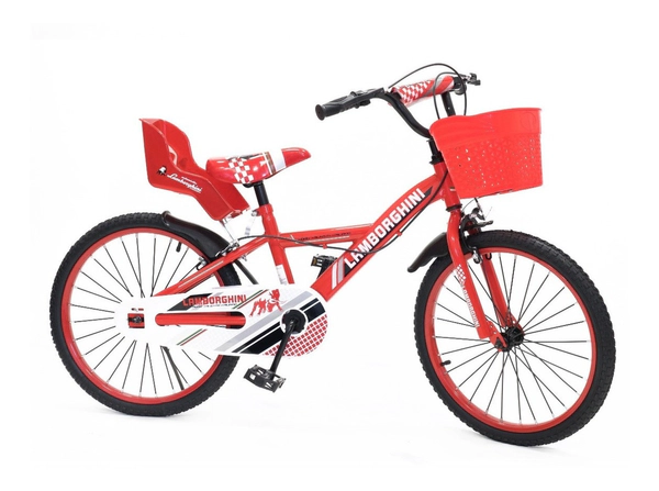 Bicicleta R20' Con Freno Herradura Color Rojo Dencar