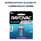 Pila Bateria Alcalina 9v Rectangular - 1 Unidad Rayovac