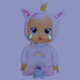 Muñeca Cry Babies Goodnight Dreamy Unicornio Luz Led Sonido