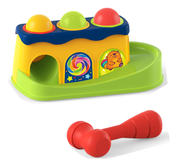 Juguete Didáctico De Bola Y Martillo Para Bebés Seguro