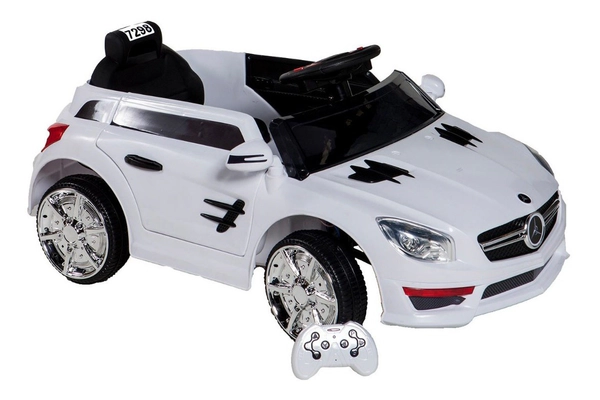 Auto A Batería Mercedes Benz 6 Volts, R/c 4, Mp3 Y Luz