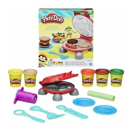 Playdoh Set De Masas Hamburguesas A La Parilla Hasbro