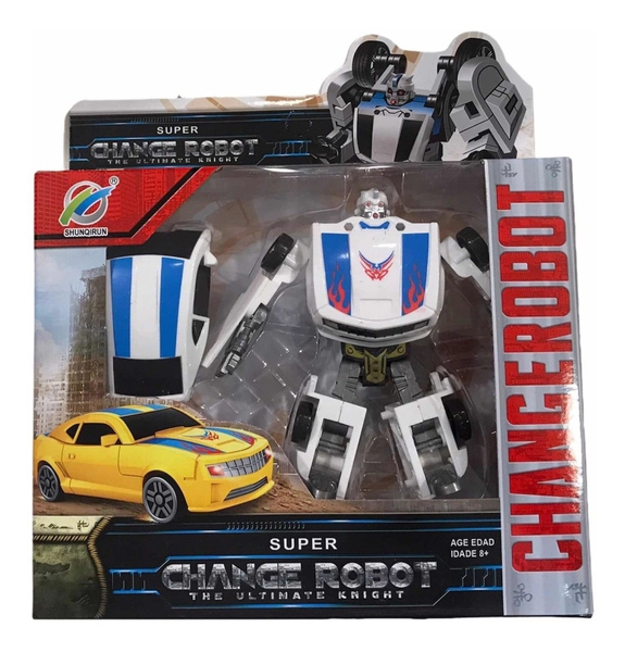 Transformer Figura Change Robot Cambia A Auto Juguete Niños