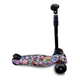 Monopatin Plegable 3 Ruedas Graffiti Luz Y Sonido Ref C