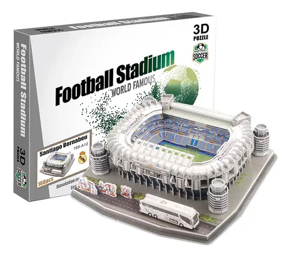 Puzzle 3d Estadio Santiago B Madrid 160 Piezas