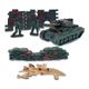 Set De Soldaditos, Armas Y Accesorios Para Combate Militar