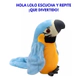 Peluche Loro Hola Lolo Repite Lo Que Dices Multicolor