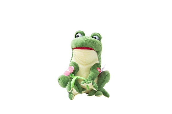 Peluche Musical Rana Ojos Juguetones Original Phi Phi Toys