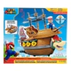 Super Mario Bros Set Barco Aeronave De Bowser Wabro Original