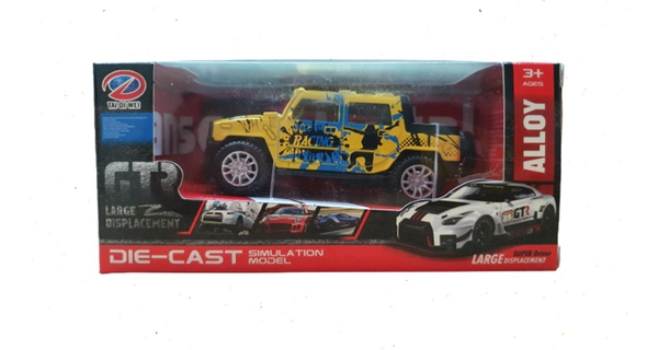 Camioneta 4x4 De Monster Metalica Escala 1:43 Pullback