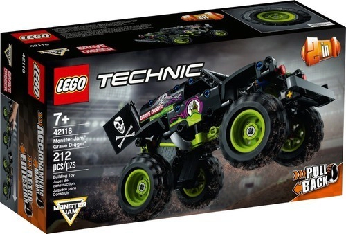 Lego - Monster Jam Grave Digger Bloques Con Motor